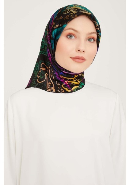 Nostalji Serisi Twill Ipek Eşarp 9037-35NT