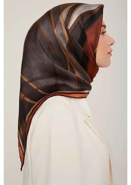 Nostalji Serisi Twill Ipek Eşarp 8843-06NT