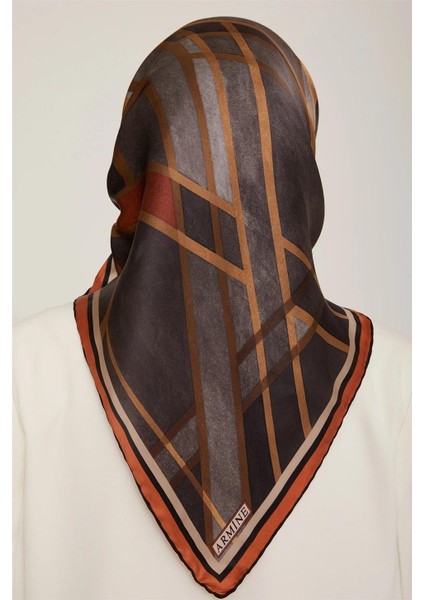 Nostalji Serisi Twill Ipek Eşarp 8843-06NT