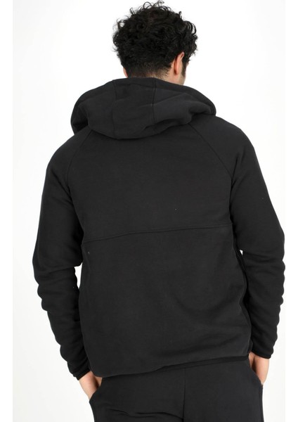 Barry Erkek Kapüşonlu Fermuarlı Sweatshirt Antrasit