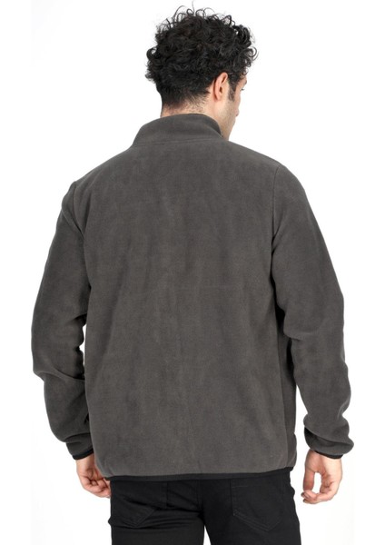Hector Erkek Dik Yaka Fermuarlı Sweatshirt Antrasit fiyatları