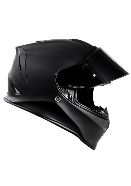 Dinamo Mat Siyah Kask