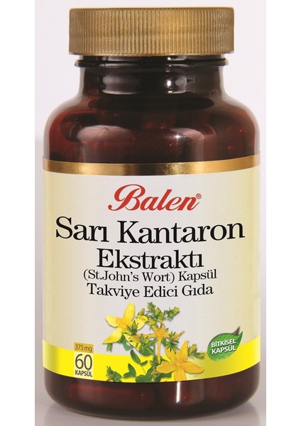 Sarı Kantaron Ekstraktı (St. John's Wort) Kapsül