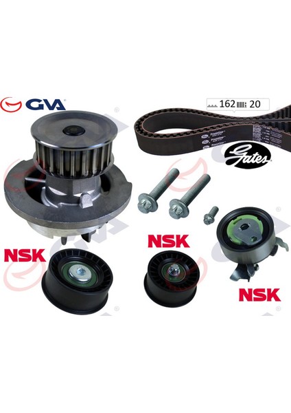 Devirdaimli Eksantrik Gergi Kiti Astra G-Corsa C-Vectra C-Meriva A-Zafira A 1.4-1.6-1.8 16V Z16-14XE 13