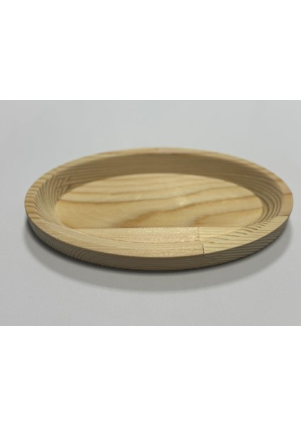 Ahşap Ladin Irmak Sunum/çerez Tabağı