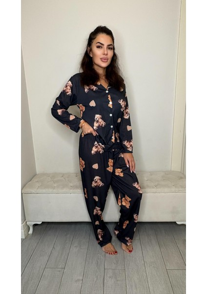 Sevimli Ayıcıklı Pijama Takımı
