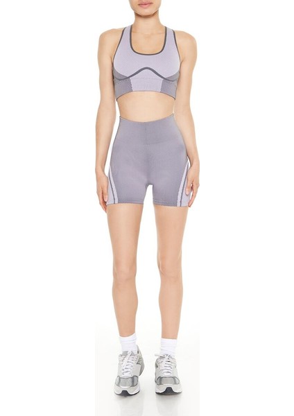 F21 Dikişsiz Colorblock Sporcu Sütyeni fiyatları