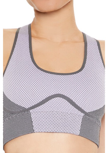 F21 Dikişsiz Colorblock Sporcu Sütyeni modelleri