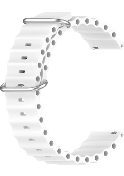 Xiaomi Watch S4 / S4 Sport ile Uyumlu Ocean Oluklu Silikon Kordon Kayış - FC143