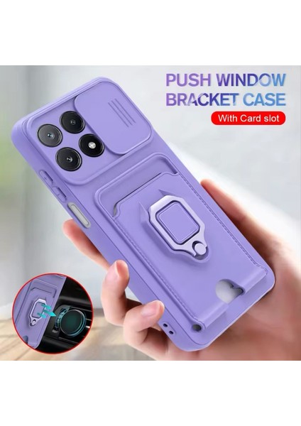 Xiaomi Mi 14T Pro Kılıf Kamera Korumalı Yüzüklü Sürgülü Lens Kızaklı Kartvizitli Cüzdanlı Ip Askılı Renkli Silikon Kartlıklı fiyatları