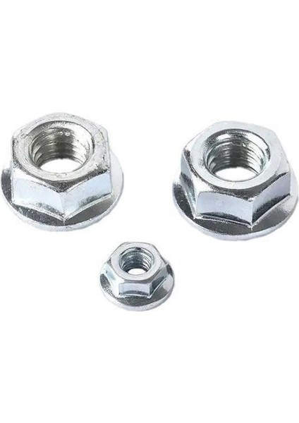 M5 Flanşlı Çelik Somun Din 6923 Altı Köşe 20 Adet fiyatları