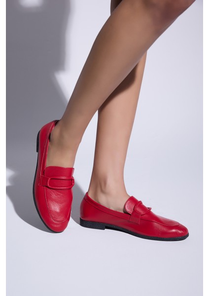 Adel Hakiki Deri Kadın Loafer
