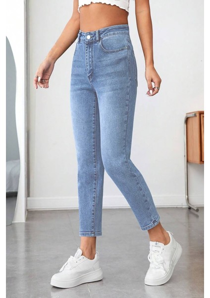 Kadın Yüksek Bel Soho Boyfriend Jean C599