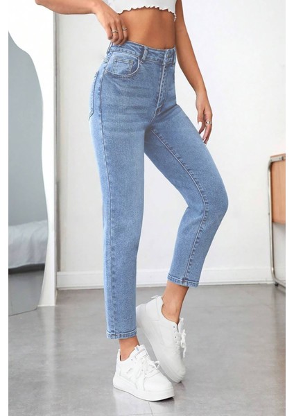 Kadın Yüksek Bel Soho Boyfriend Jean C599 modelleri