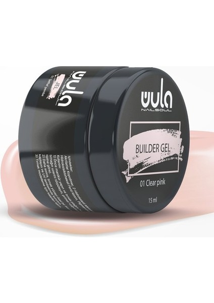 Protez Tırnak Jeli Camouflage 15ml Clear Pink 01