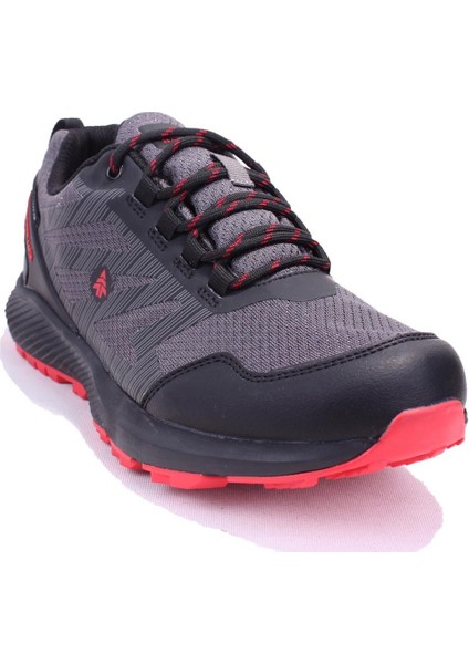 10124656 Manava Gri Kırmızı Ortopedik Outdoor Erkek Spor Ayakkabı