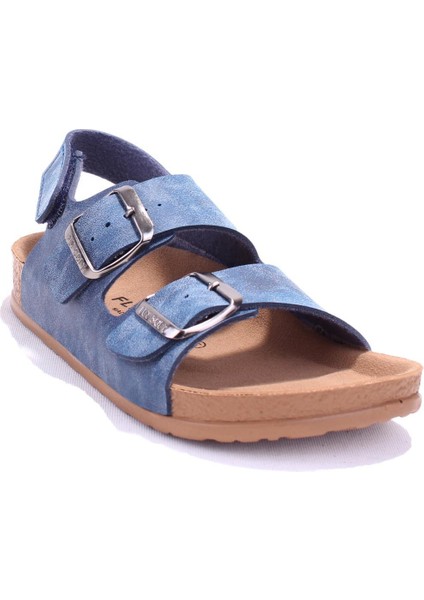 S961 Lacivert Ortopedik Günlük Erkek Çocuk Spor Sandalet