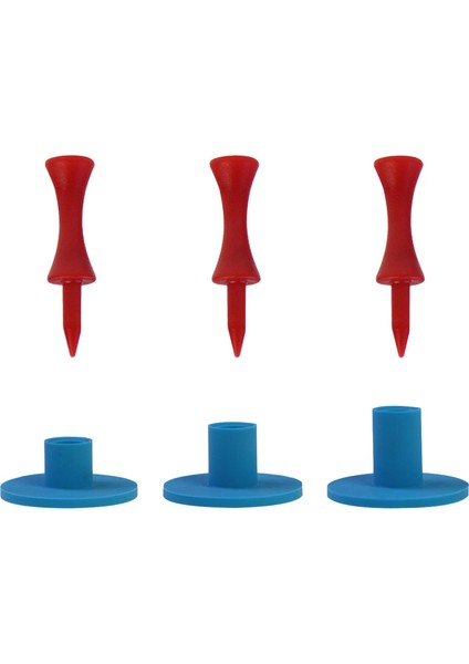 3 Golf Tees Kararlı Kombinasyon Tasarımı Golf Kırmızı Için Golf Eğitimi (Yurt Dışından) fırsatları