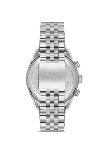 Quartz Çelik Gri Yeşil Kadran 41 mm Erkek Kol Saati