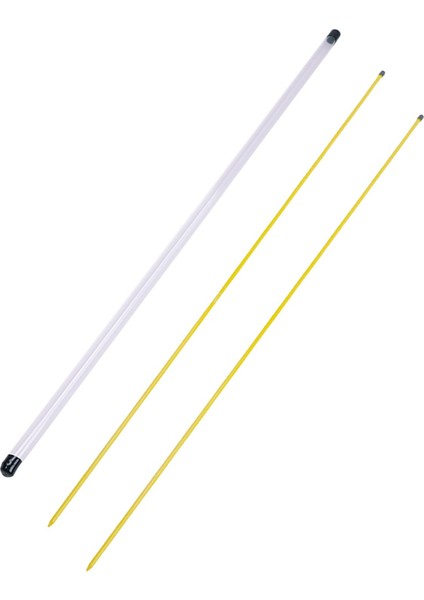2 Golf Hizalama Çubukları Şeffaf Tüp Kılıfı ile Salıncak Uygulaması Koyarak 80 cm Sarı (Yurt Dışından)