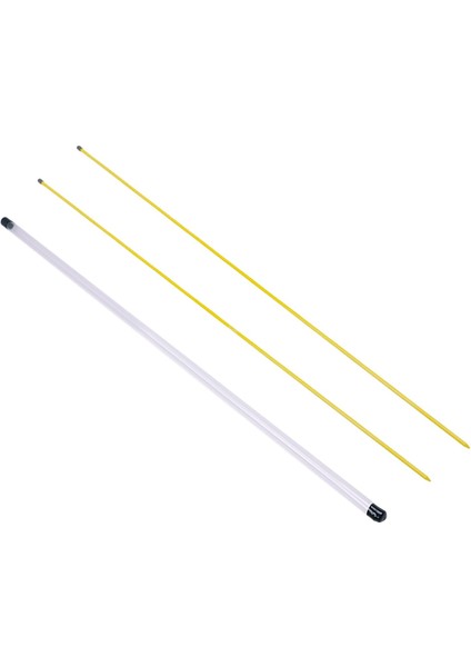 2 Golf Hizalama Çubukları Şeffaf Tüp Kılıfı ile Salıncak Uygulaması Koyarak 80 cm Sarı (Yurt Dışından)