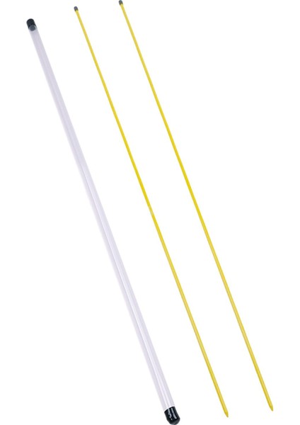 2 Golf Hizalama Çubukları Şeffaf Tüp Kılıfı ile Salıncak Uygulaması Koyarak 80 cm Sarı (Yurt Dışından)