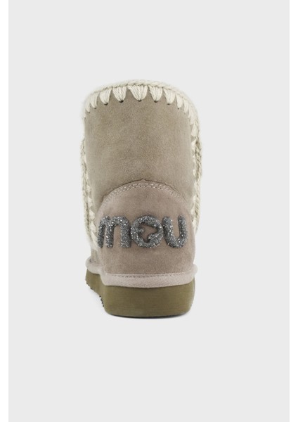 Deri Simli Logo Detaylı Dikişli Eskimo Bot Bayan Bot MU.FW101050A Elgry