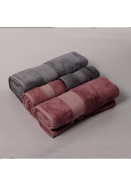 Ap Bambu Hamam Setı Gulkurusu-K.grı - Hamam Setı