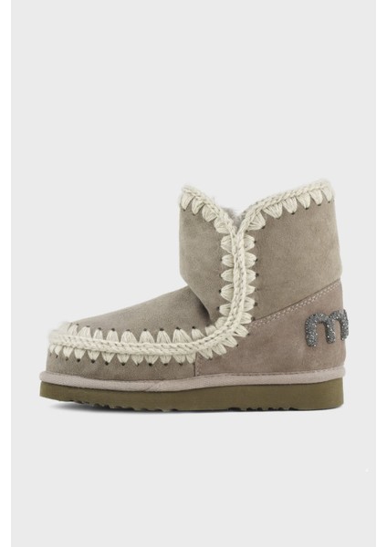 Deri Simli Logo Detaylı Dikişli Eskimo Bot Bayan Bot MU.FW101050A Elgry