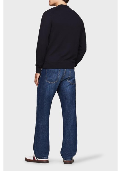 Pamuk ve Kaşmir Karışımlı Düğmeli Polo Yaka Kazak Erkek Kazak MW0MW36519 Dw5 fiyatları