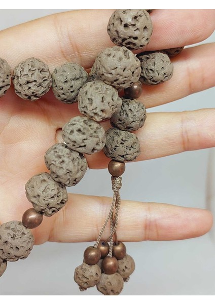 Anadolu Toprağı Serisi 33'lük Kahverengi Renk Seramik Boncuk Tesbih 10-12MM (54166) indirimleri