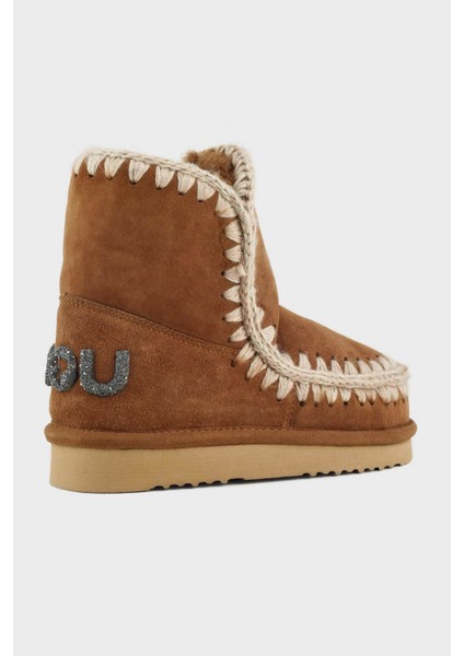 Deri Simli Logo Detaylı Dikişli Eskimo Bot Bayan Bot MU.FW101050A Cog fırsatları