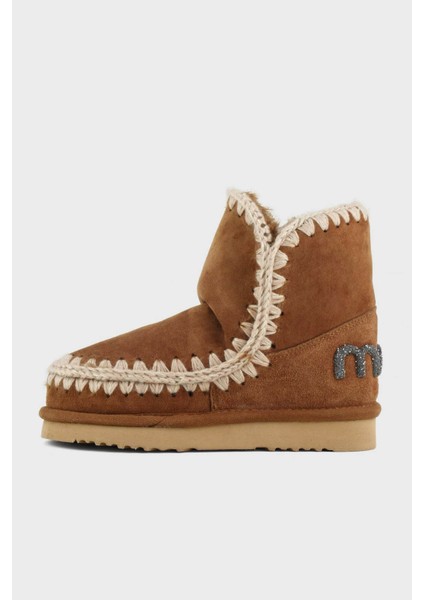 Deri Simli Logo Detaylı Dikişli Eskimo Bot Bayan Bot MU.FW101050A Cog modelleri