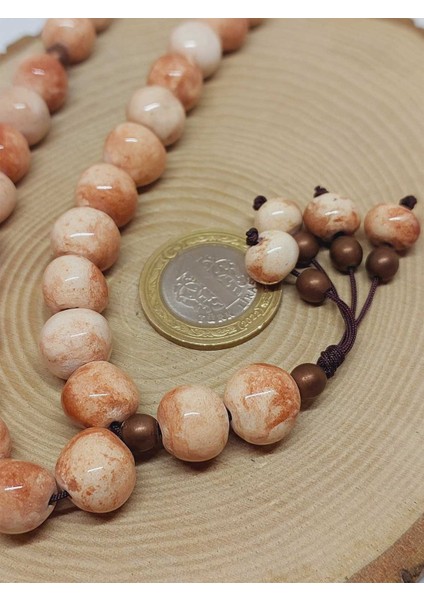 Anadolu Toprağı Serisi 33'lük Kahverengi Renk Seramik Boncuk Tesbih 10-12MM (54118) modelleri