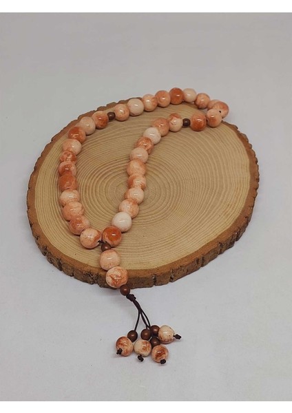 Anadolu Toprağı Serisi 33'lük Kahverengi Renk Seramik Boncuk Tesbih 10-12MM (54118) fırsatları