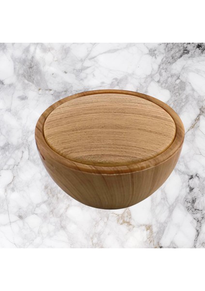 Polimer Düğme Kulp Dışbükey - Ceviz - Dolap Mobilya Mutfak Dolabı Çekmece Kulbu