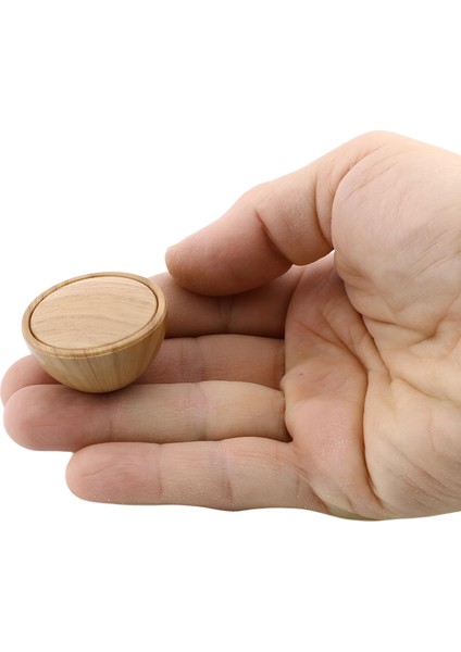 Polimer Düğme Kulp Dışbükey - Ceviz - Dolap Mobilya Mutfak Dolabı Çekmece Kulbu fiyatları