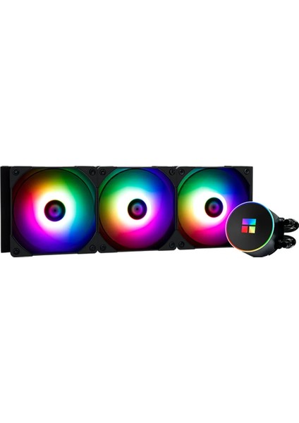Frozen Magic 360 Black ARGB 360mm Intel-AMD Uyumlu Siyah İşlemci Sıvı Soğutucu