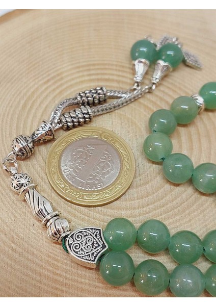 Aventurin Taşı Açık Renk Tesbih 33LÜK 8mm (17605) modelleri