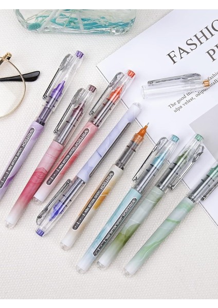 - Liquid Rollerball Pen 6 Renk Jel Kalem Seti - (0.5 Mm) fırsatları