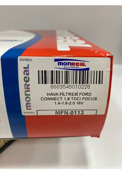MFN-0113 Hava Filtresi Focus (1998-2004) Connect (2002 Sonrası) Tourneo Connect (2002 Sonrası) 1.4 16V 1.6 16V 1.8 Tdcı 1.8 16V 2.1 fırsatları