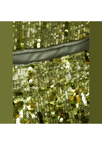 Kadın Pullu Mini Etek - Tara