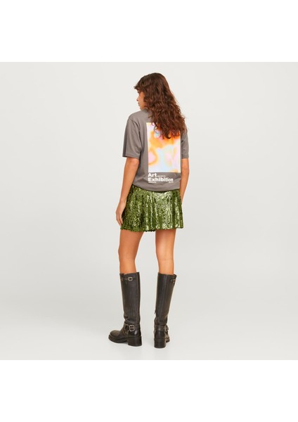 Kadın Pullu Mini Etek - Tara fiyatları