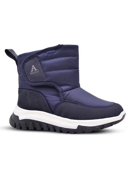 Gea İçi Peluş Kürklü Erkek Bebek Bot Lacivert