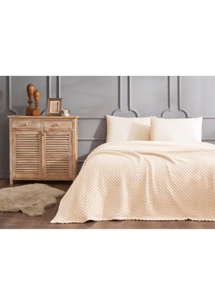 Tomurcuk Mocha Tek Kişilik Battaniye