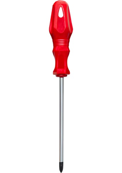 Tornavida Yıldız Tornavida Kırmızı Plastik Sap 6 x 150 mm