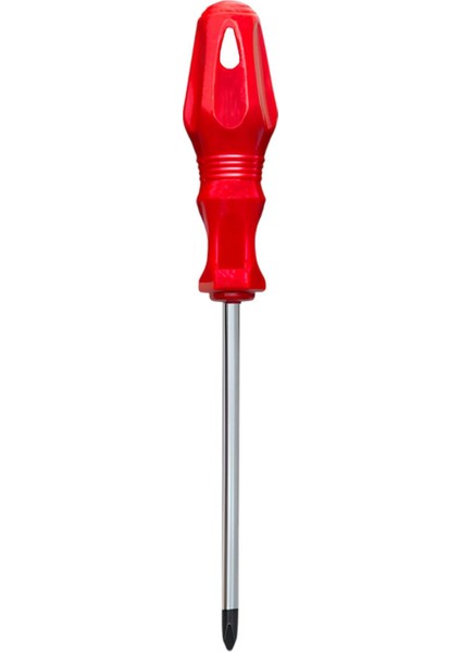 Tornavida Yıldız Tornavida Kırmızı Plastik Sap 6 x 125 mm