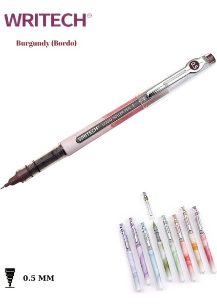 - Liquid Rollerball Pen 6 Renk Jel Kalem Seti - (0.5 Mm) indirimleri