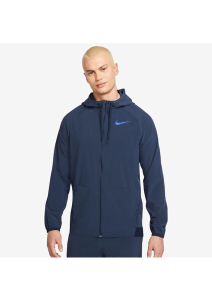 Nıke Pro Dri-Fıt Flex Vent Max Tam Fermuarlı Kapüşonlu Erkek Antrenman Ceketi