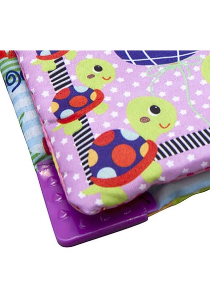 Çocuklar İçin Renkli Hayvan Desenli Dişlikli Kitap, Güvenli ve Eğlenceli Oyun Malzemesi fırsatları